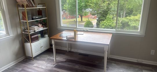 Solid wood table 55” / 35”