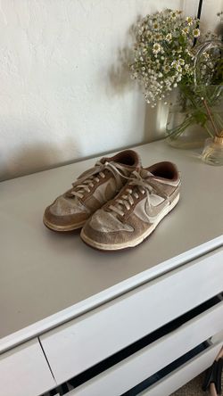 nike brown suede dunk lows