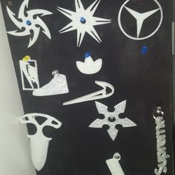 Glow In Dark 3D Printed Key Chains 