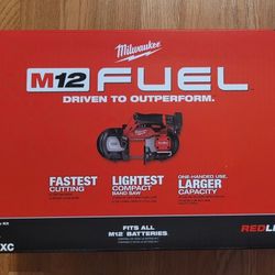 Milwaukee M12 Fuel Bandsaw Kit Cordless Brushless $260 Firm Pickup Only