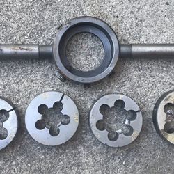 Right Hand Threading Round Dies With Hand Tool