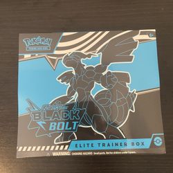 Pokémon black bolt ETB
