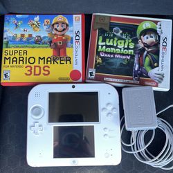Nintendo 2DS 3DS Bundle With Mario And Luigi’s Mansion