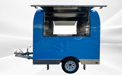 65 in Food Vending Trailer Mobile Concession Both windows FT40