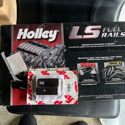 L S fuel rails with dip stick conversion spotter 