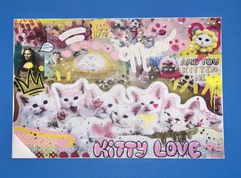 Cat Framed Art Wall Decor