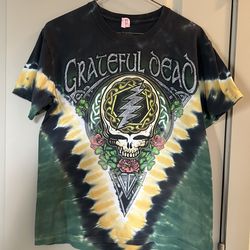 Grateful Dead Shamrock V Tie-Dye T-Shirt size S