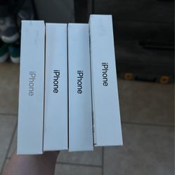 Empty iPhone Boxes And AirPod Case (ALL EMPTY) 
