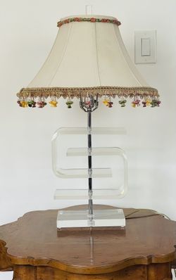 MCM Lucite Lamp