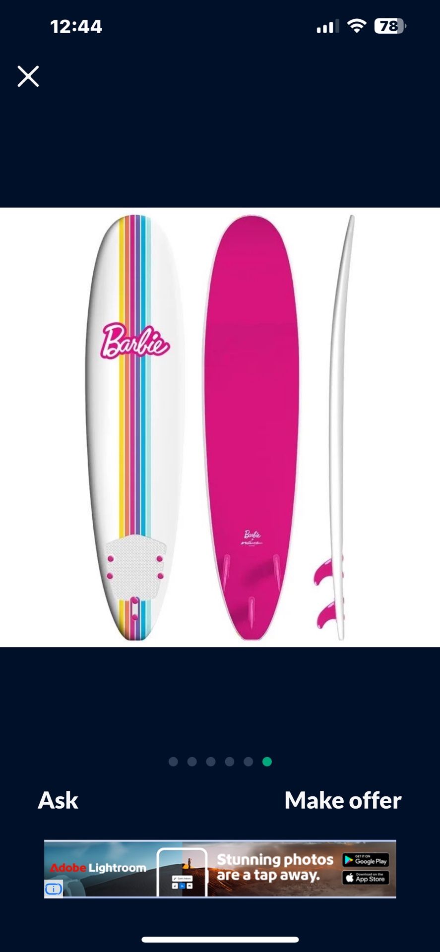 Barbie Wave Storm Surfboard New