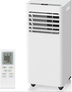 Portable Air Conditioners 8000 BTU,Quiet Portable AC Units for Rooms 3-IN-1 Cools Up to 500 Sq.Ft with Dehumidifier,Fan,Remote Control,24H Timer,Sleep