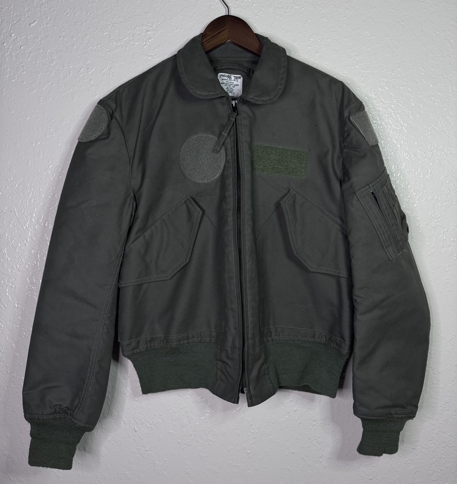 Military USAF CWU-36/P Summer Flyers Jacket Mens Medium Air Force Bomber Flight