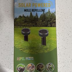 Mole Repellant Solar Powered