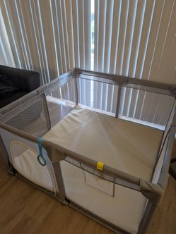 Baby Playpen with Padded Mat