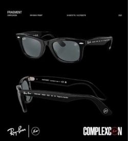 Fragment x RayBan complex con limited sunglasses