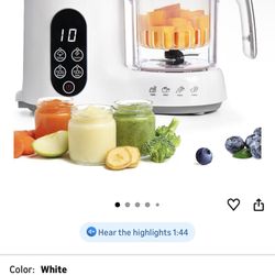 Baby Food Maker And Glass Containers