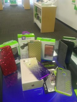 Iphones and accessories only $50 down!