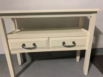 White Console Table with Two Drawers by Pier 1 imports