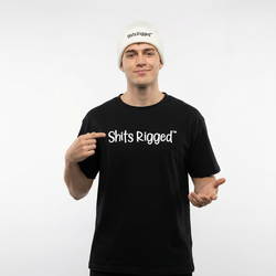 Shits Rigged Custom Tee- Streetwear Sports Humor