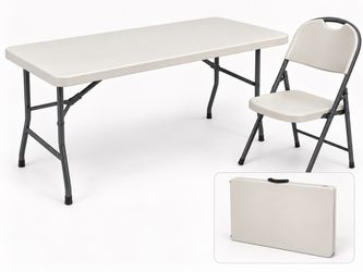 Folding Table and Chair Set