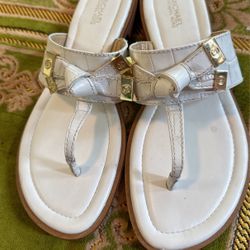 Michael Kors, White 7  1/2 Sandals