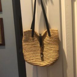 Kurk Geiger Raffia Bag.