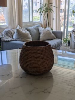 Rattan Basket (Never Used)
