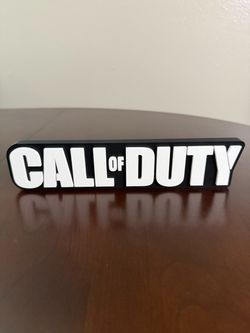 Call of Duty desk sign