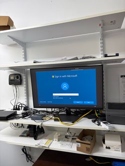 Dell Flat Screen Monitor and computer