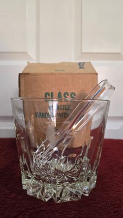 Brand New Princess House Heritage Ice Container & Tongs $45.00