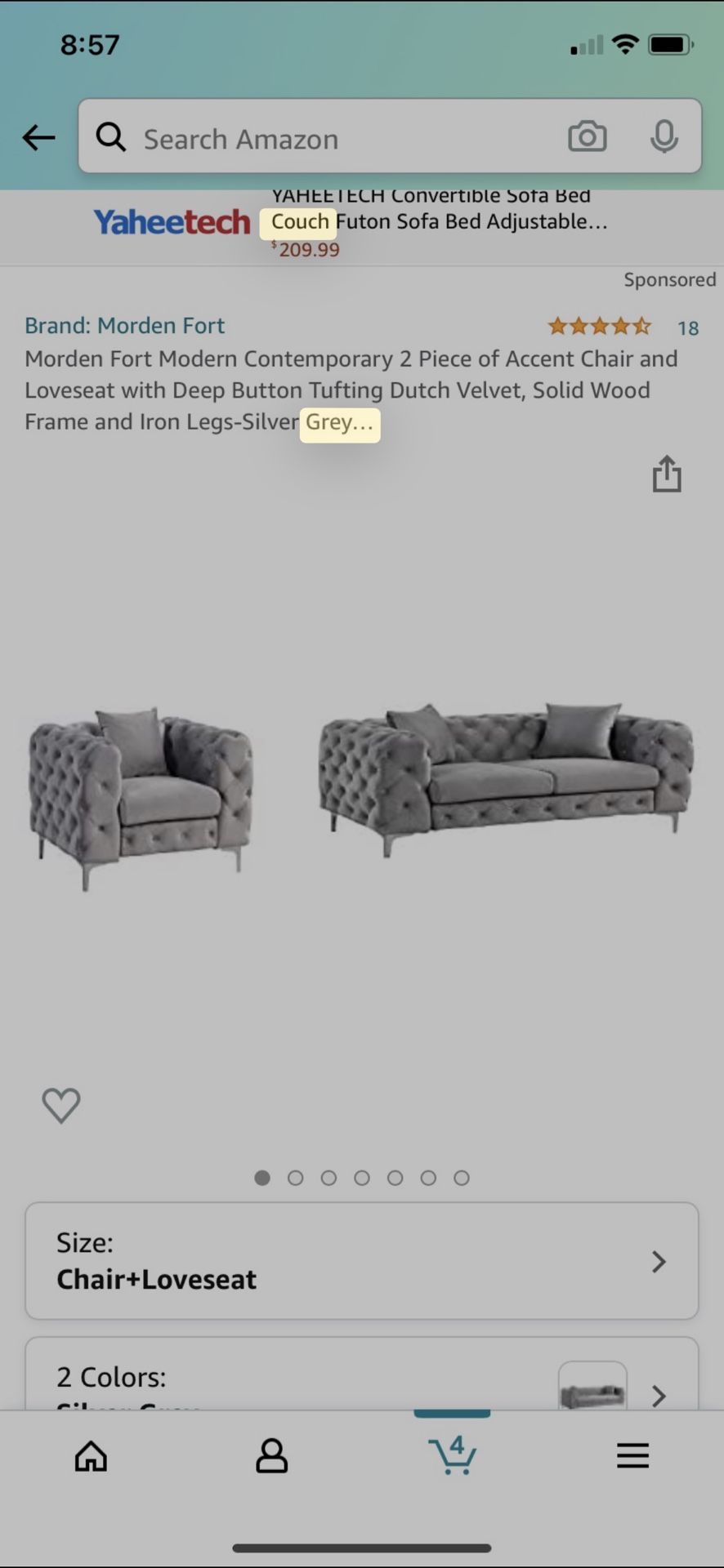 Chair And Loveseat