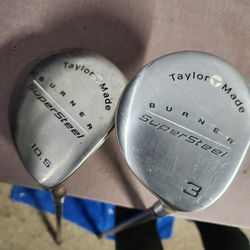 Taylormade Supersteel Burner Golf Club Drivers/ Fairway RH.. both for $50 or $30 each