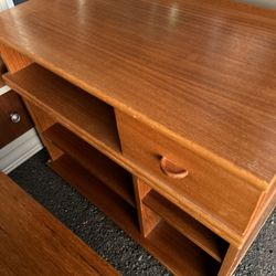 Really cool TV Stand In Teak Veneer 