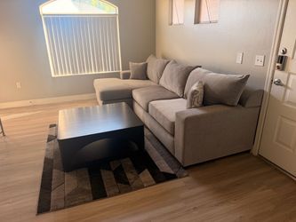 Full Furniture Set Couch+Carpet+Coffee Table Included