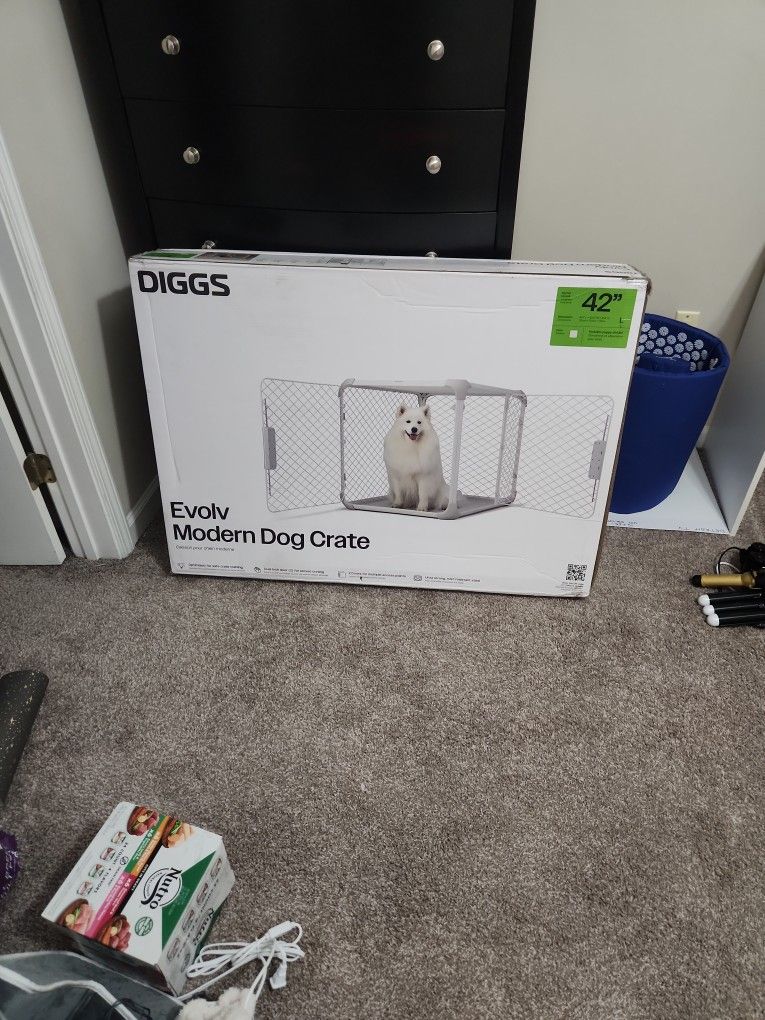 Diggs Evolv Dog Crate Large 42in