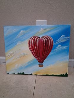 Hot ballon air Painting