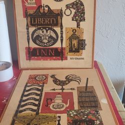 Vintage 70s Liberty Inn Still Life By Bev Edwards  Art Print