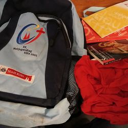 Catholic World Youth Day 2005 Set with Backpack, Medals, etc. See Photos $50 OBO