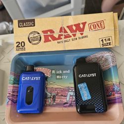 Rick and Marty rolling tray and extras