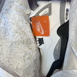Jordan 4 “White Cement” Size 12
