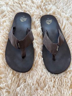 Reef Flip Flops Sandals Black/Brown Men's Size 9