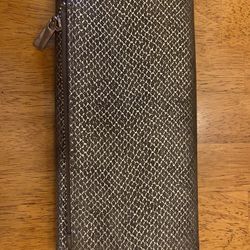 Metallic Snake Skin Wallet