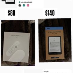 Google Streamer And kindle New Edition 