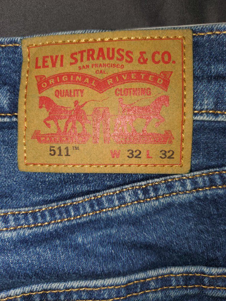 Levi's 511 Denim Slim Fit Men's Jeans 32 32