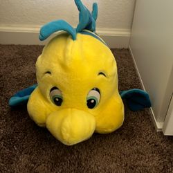 Little Mermaid Flounder Plushie Fish Plushie Disney
