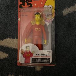 Simpsons unopened, Yao Ming figurine, series one