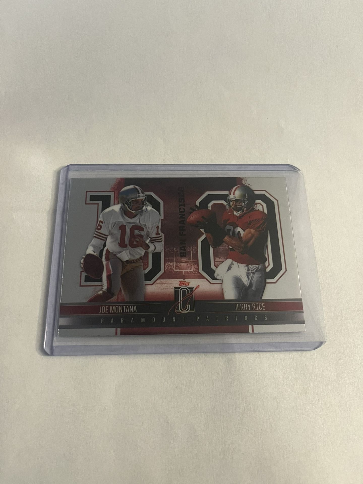 Joe Montana & Jerry Rice Paramount Pairings #13