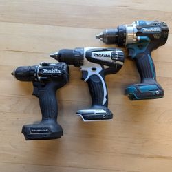 Makita 18v Drill/Drivers 