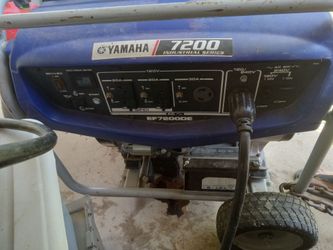 Yamaha 7200 Industrial Generator