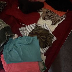 Box of women’s tops